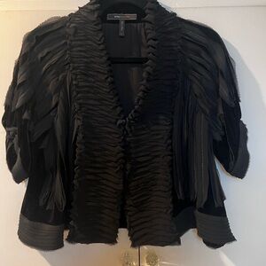 BCBGMaxAzria Black Textured Blazer